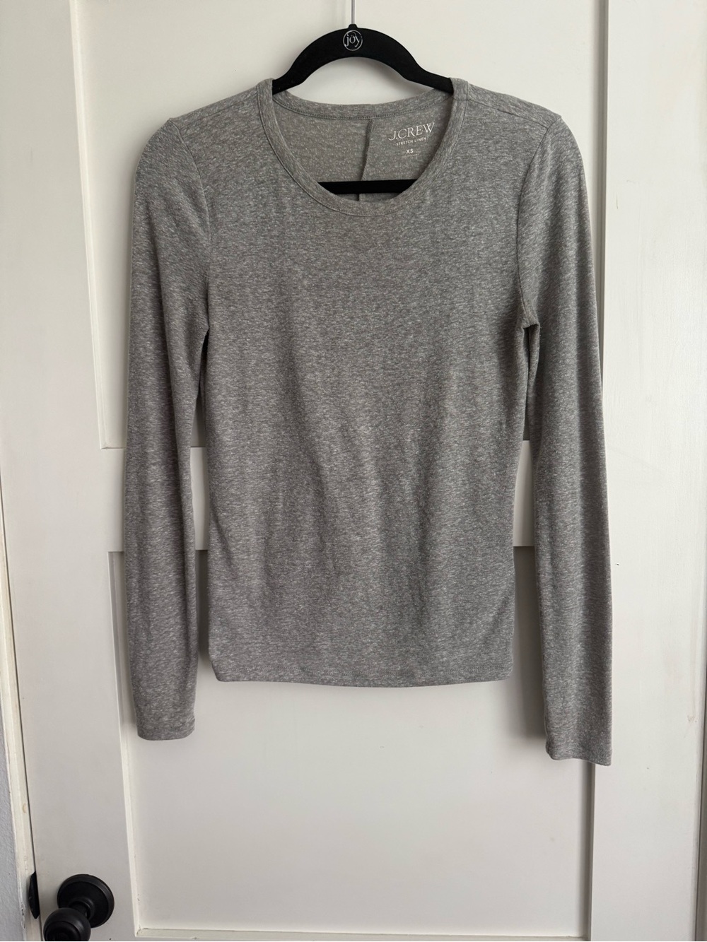 J crew Stretch Linen long sleeve tee